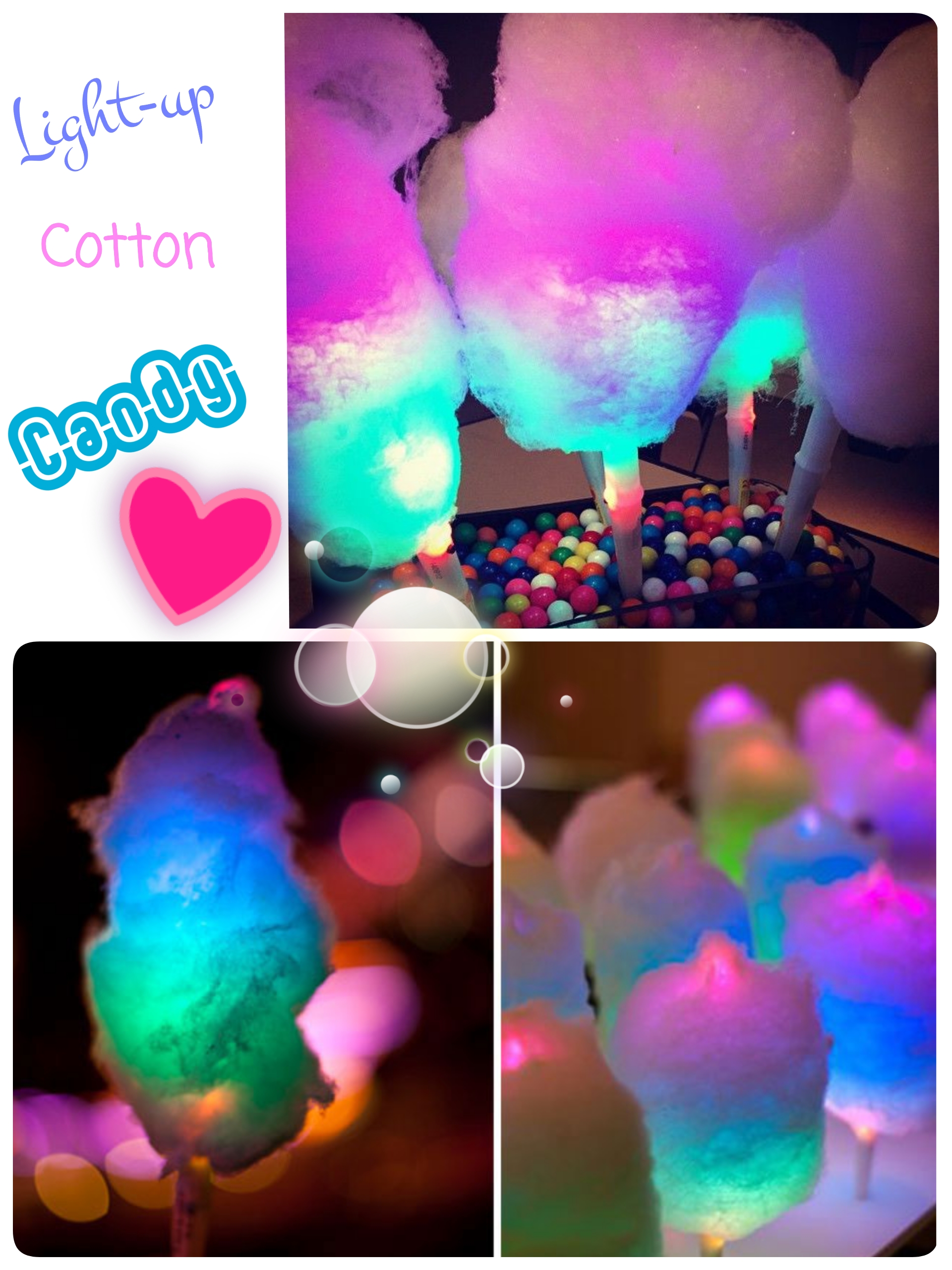 Cotton Candy Light Up