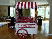 Candy Cart Red Striped