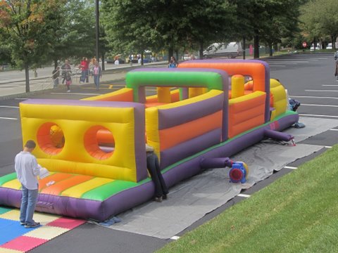 50 Foot Obstacle Course With Out Slide