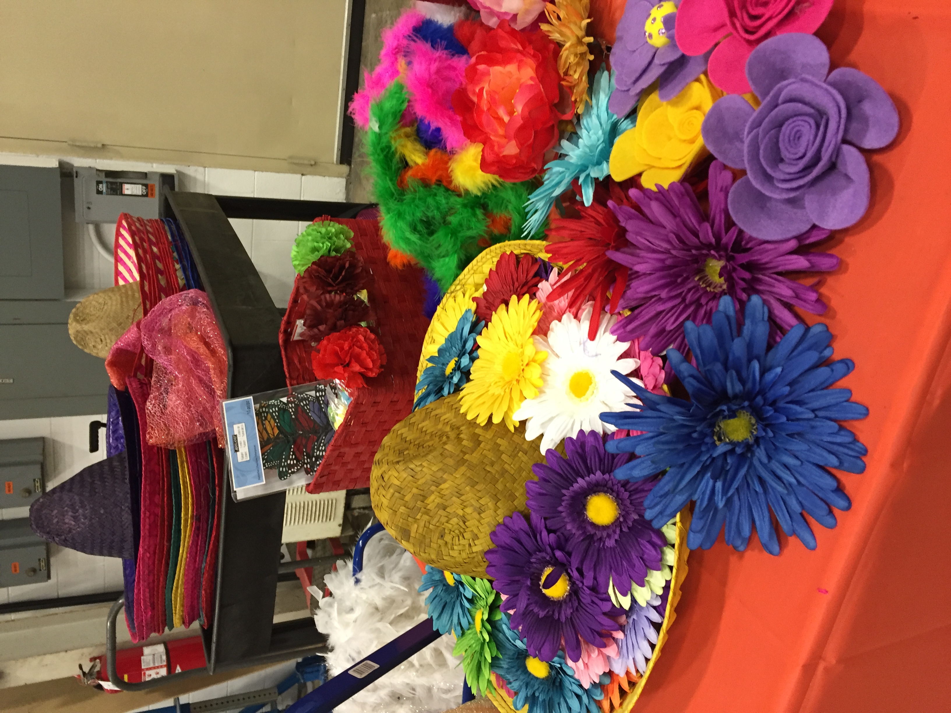 Sombrero decorating