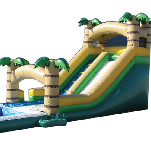 18 Foot Tropical Wet & Dry Slide