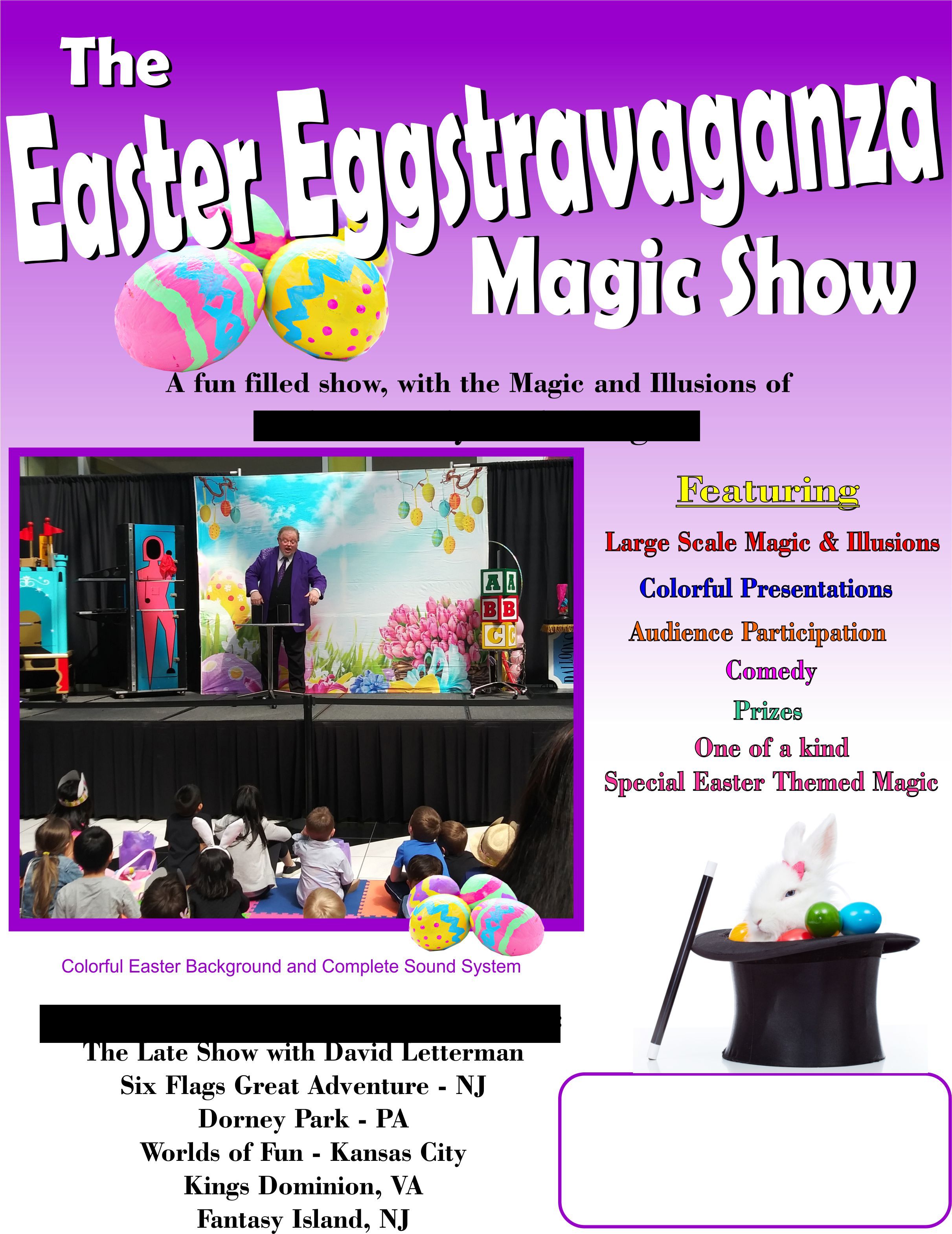 Easter themed magic show