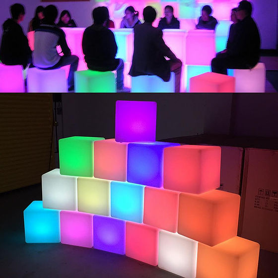 led light up cubes