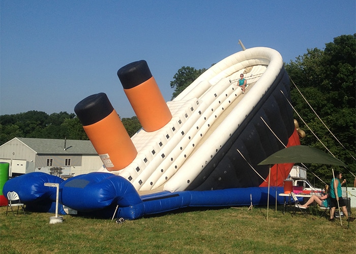 Titanic slide