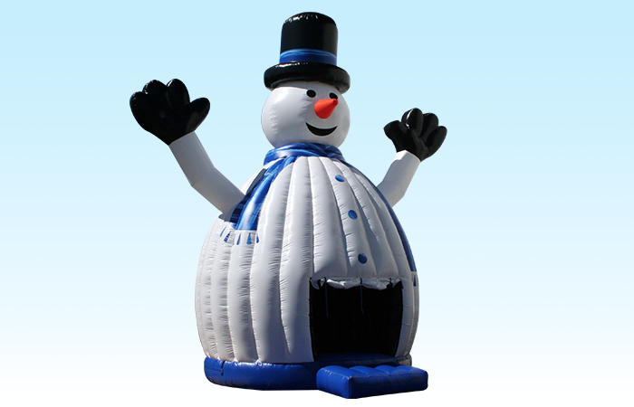 Snow Man Igloo Bounce