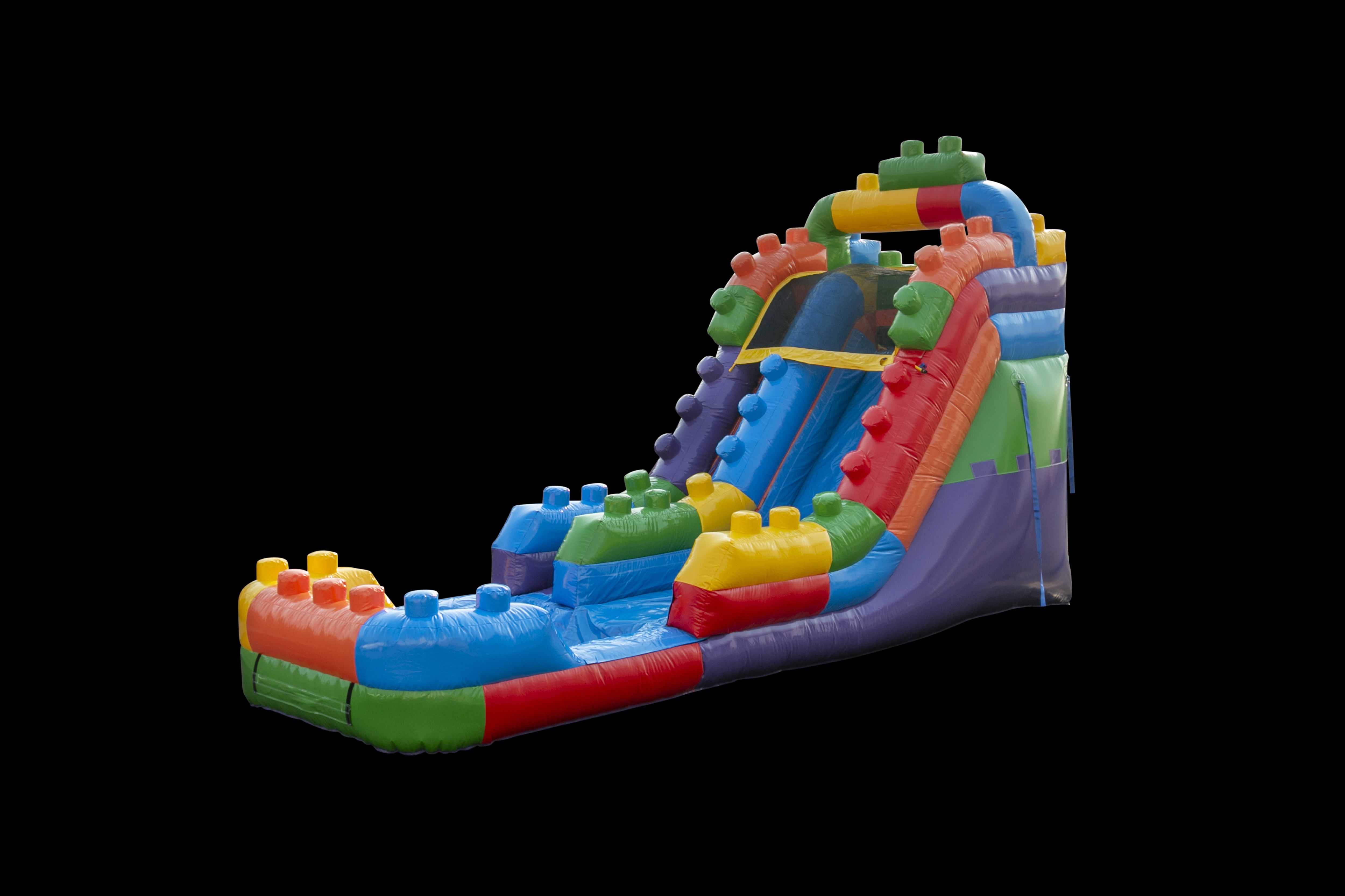 Mega block water slide