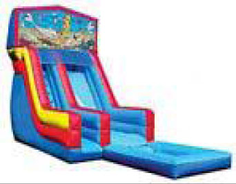 Modular Waterslide with Pool