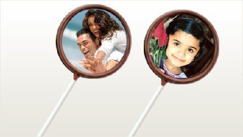 Chocolate Photo Lollipops