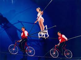 High Wire Bike Act