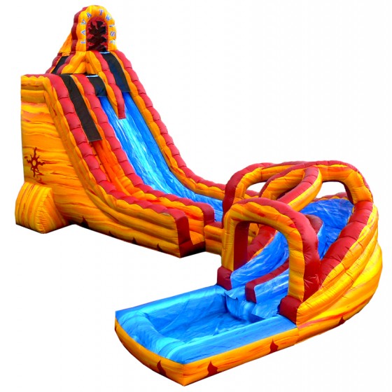 27 foot Lava Twist Water Slide